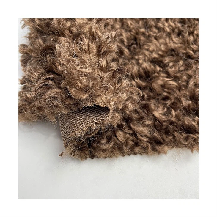 Polyester Curly fur Fabric