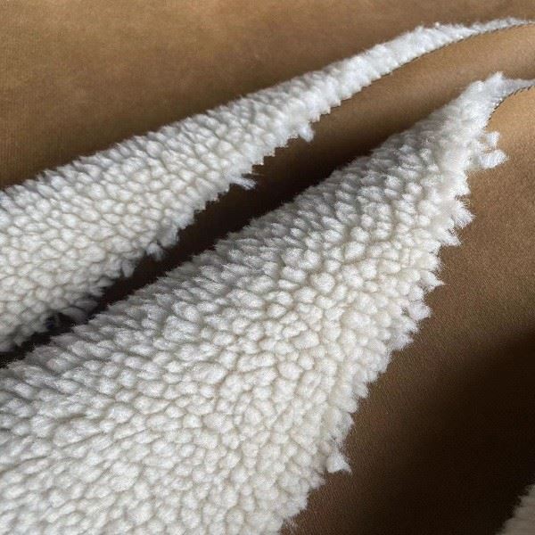 Sherpa Suede Vest Fabric