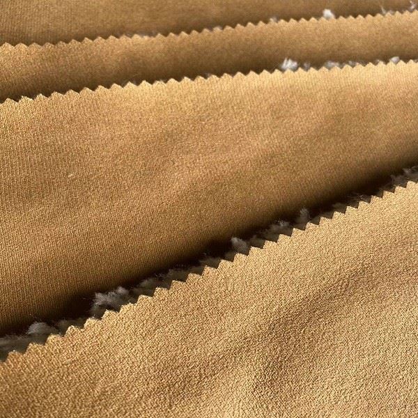 Sherpa Suede Vest Fabric