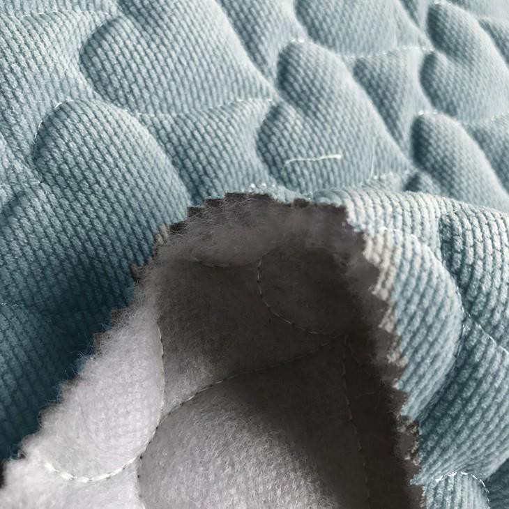 Embroidered Super Soft Quilted Fabric