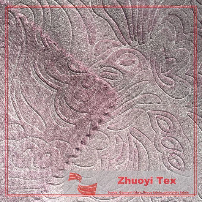 Knitted Embossed Suede Fabric