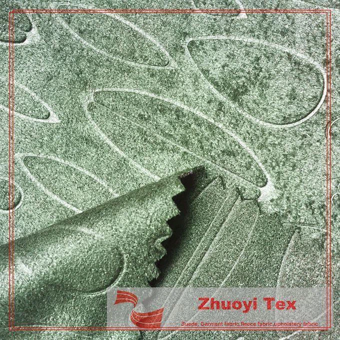 Knitted Embossed Suede Fabric