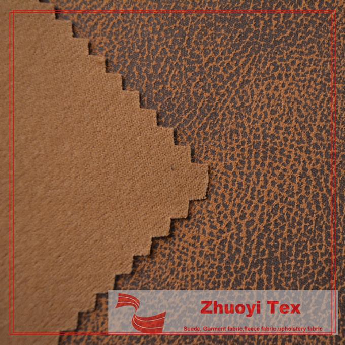Knitted Sofa Upholstery Suede Fabric