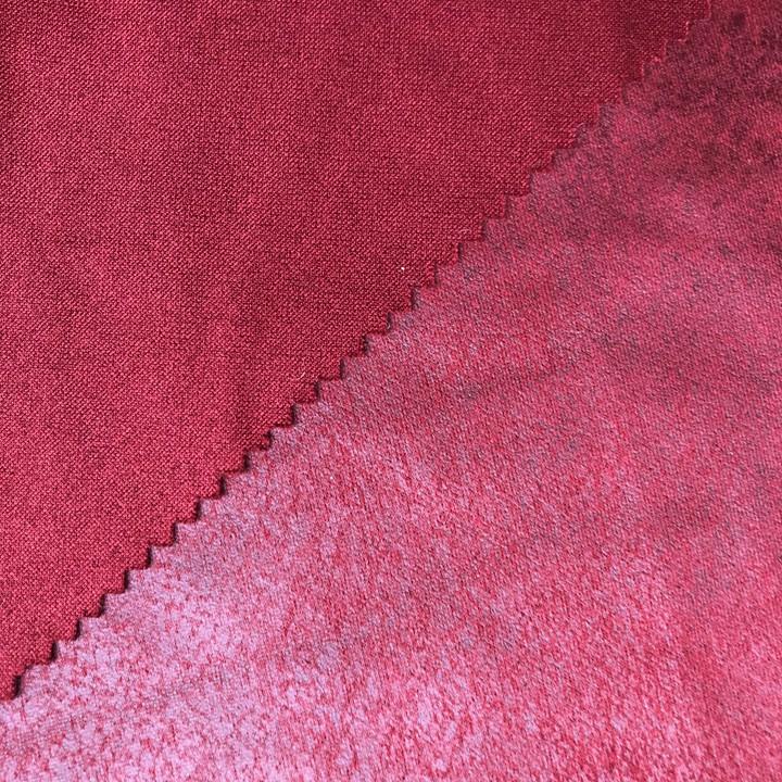 Polyester Bronzing Suede Fabric