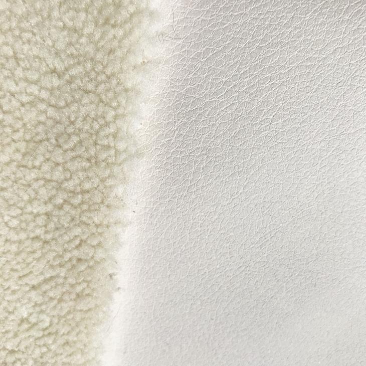 Pu With Faux Fur Fabric