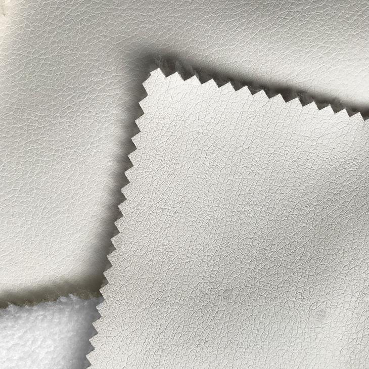 Pu With Faux Fur Fabric