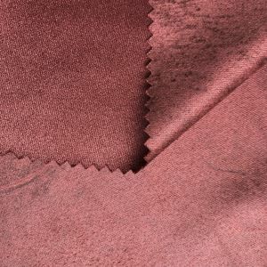 Bronzing Suede Leather For Garment