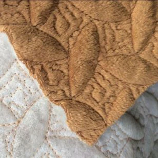 Knitted Embroidery Suede Fabric