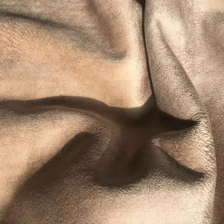 Bronzing Velour With Faux Fur