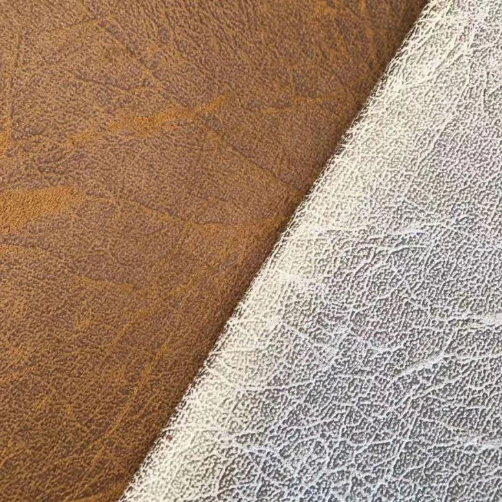 Fashion Brozning Suede With Fleece Fabric For Garment