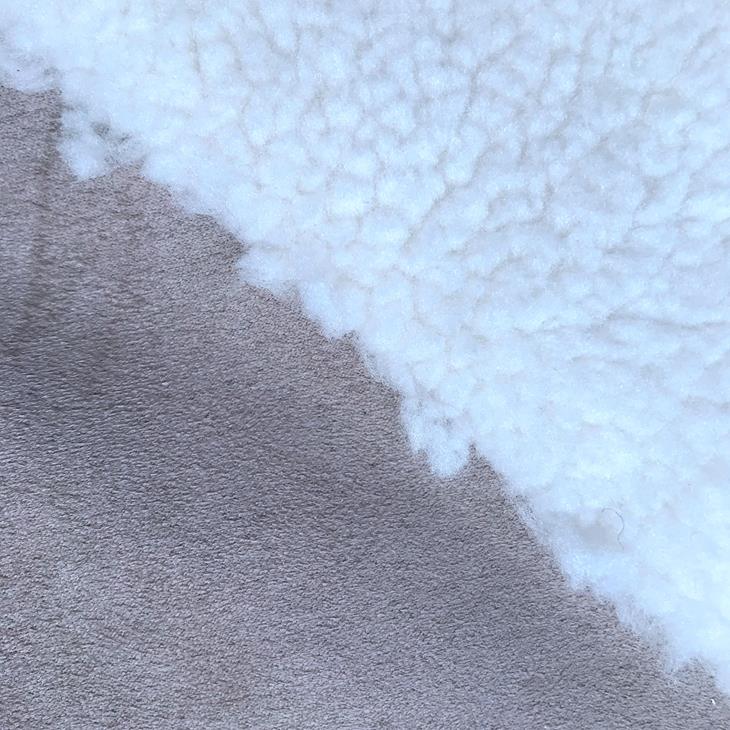 Faux Suede With Sherpa Fabric For Garment